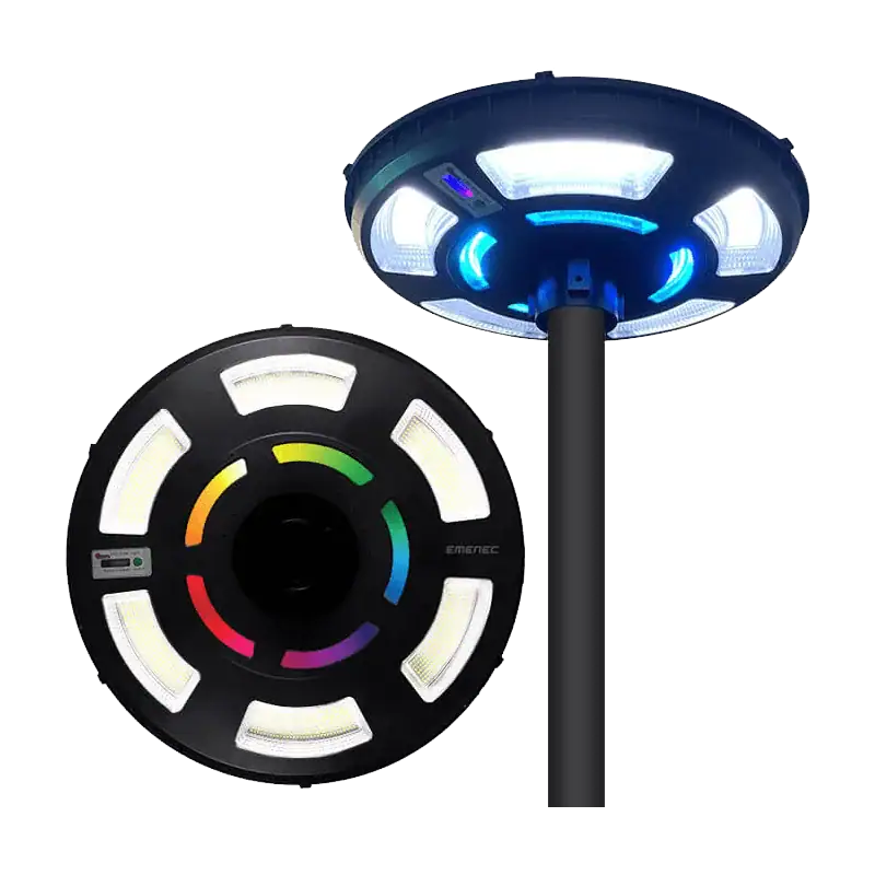 ESU-747R RGB UFO Solar Bahçe Lambası | RGB LED | IP65
