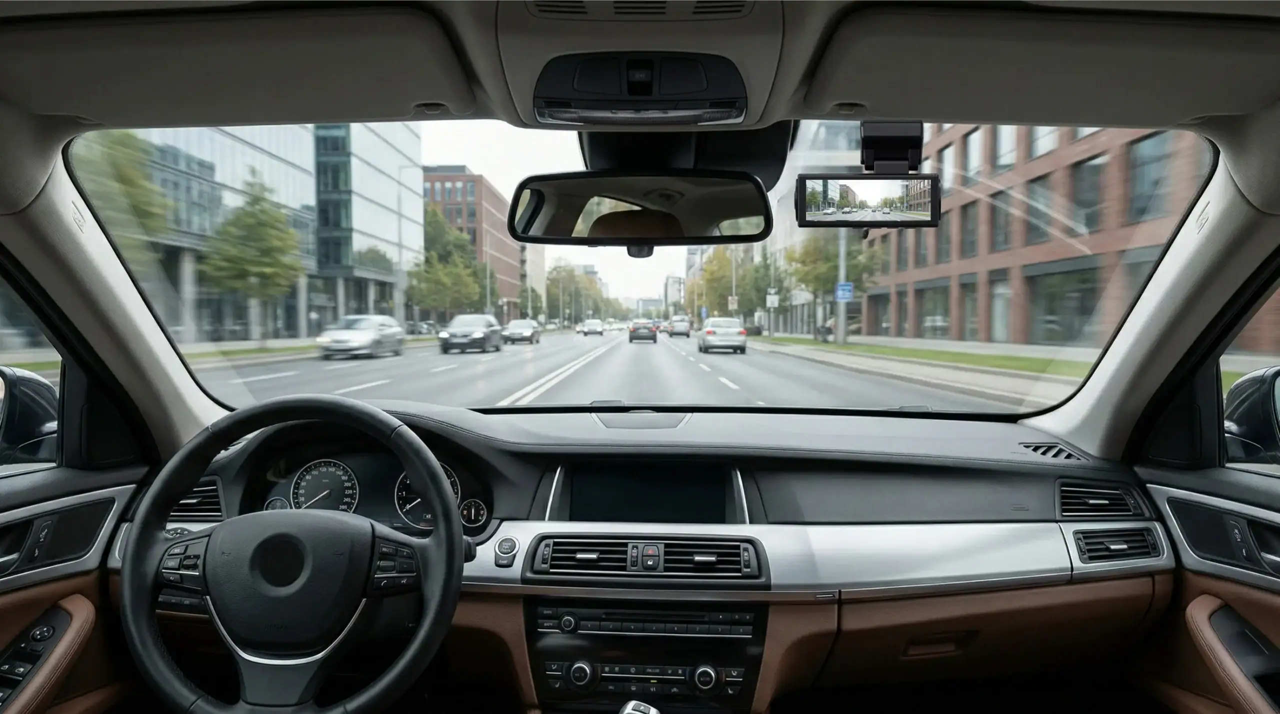 Araç içinden şehir yolunda EAK-4100 sürüşü.